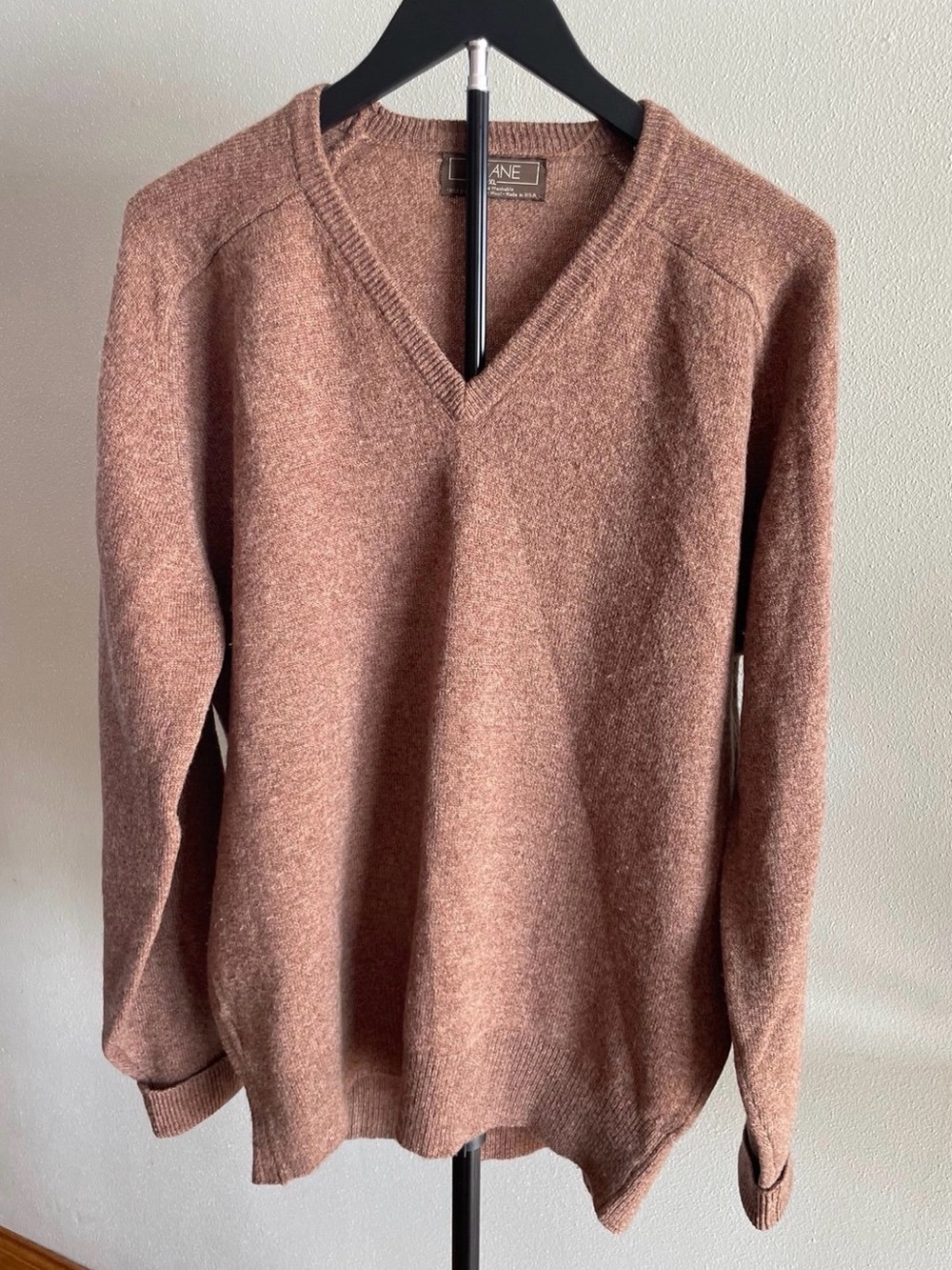 Vintage Thane 100% lambs wool sweater.